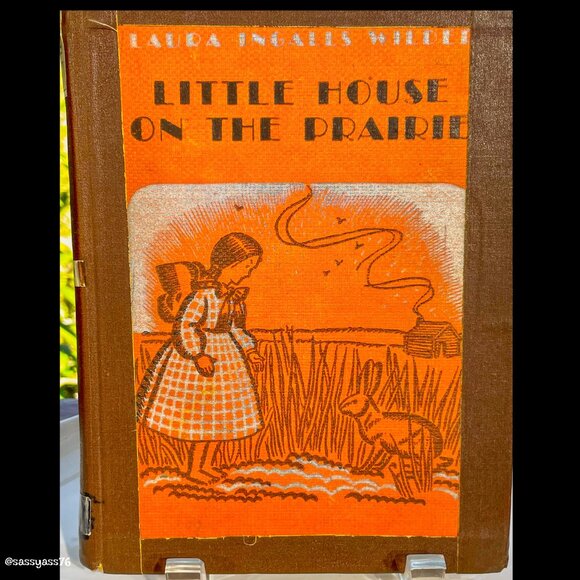 ▪️VTG/ANTIQUE▪️1935 Special Ed Hardcover Library 'LITTLE HOUSE ON THE PRAIRIE' - Picture 2 of 12